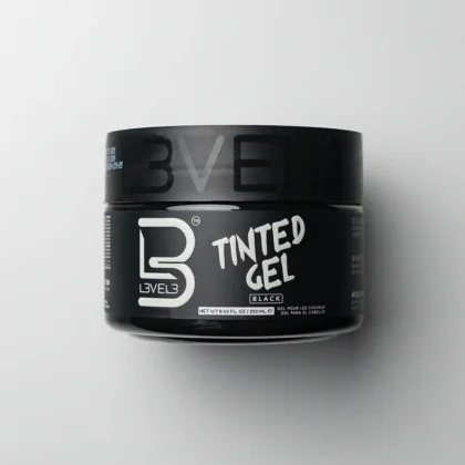 Gel para cabello color negro